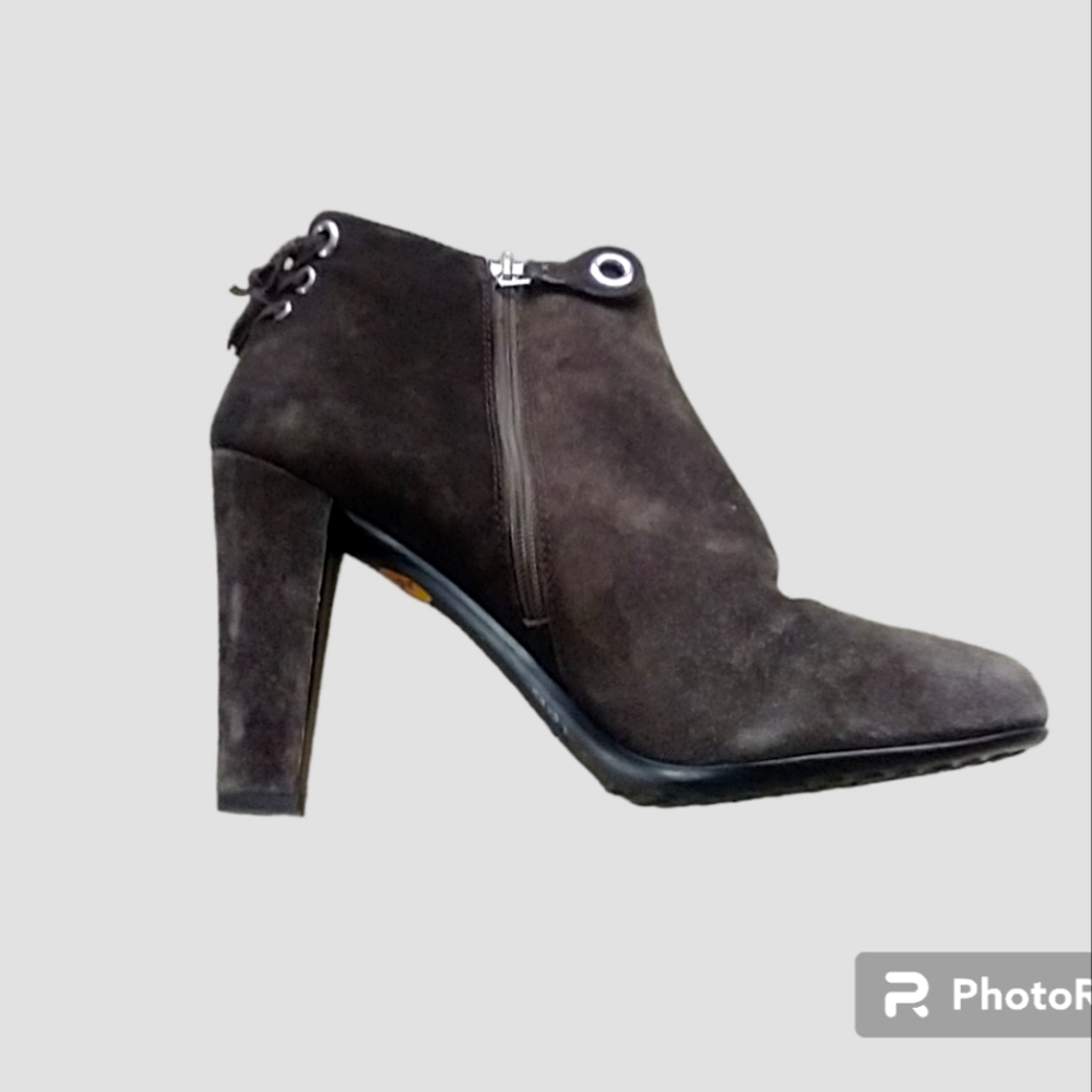 THE ORIGINAL CAR SHOE By PRADA Brown Suede Size 39.5 EU 9 US‎ Ankle Boots Italy